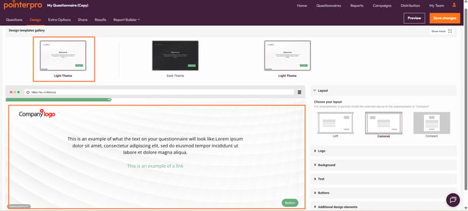 1 Light and Dark Theme templates- light theme template