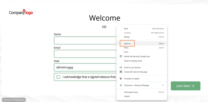 1 Offline survey tool- add the questionnaire to your device
