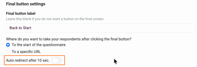 Auto redirect
