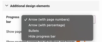 Edit Design Settings - additional design elements