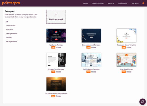 Edit Design Settings - browse templates