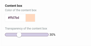 Edit Design Settings - content box 2