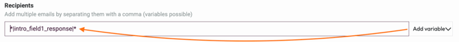 Email templates - recepients variable-1