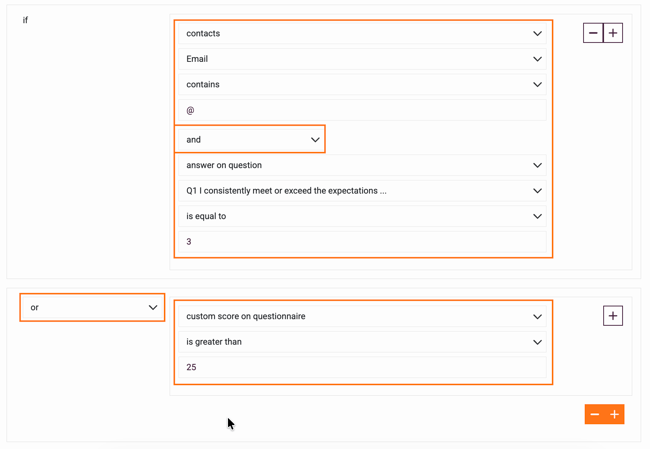 Email templates- add conditions