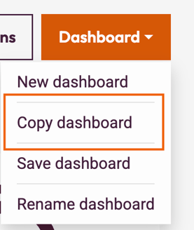 Filter and compare - copy dashboard