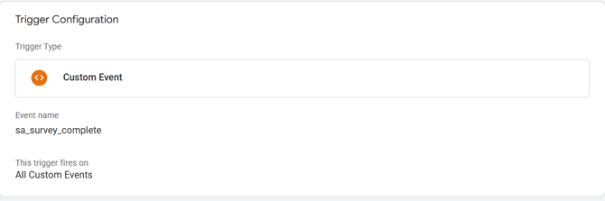 Google tag manager trigger configuration