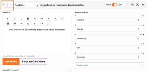 How to Change Question Order and Question Type - change question order