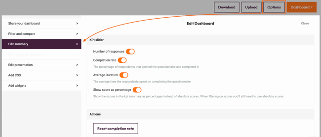 Insights View - edit summary