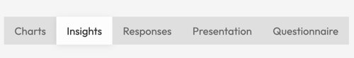 Insights View - insights tab