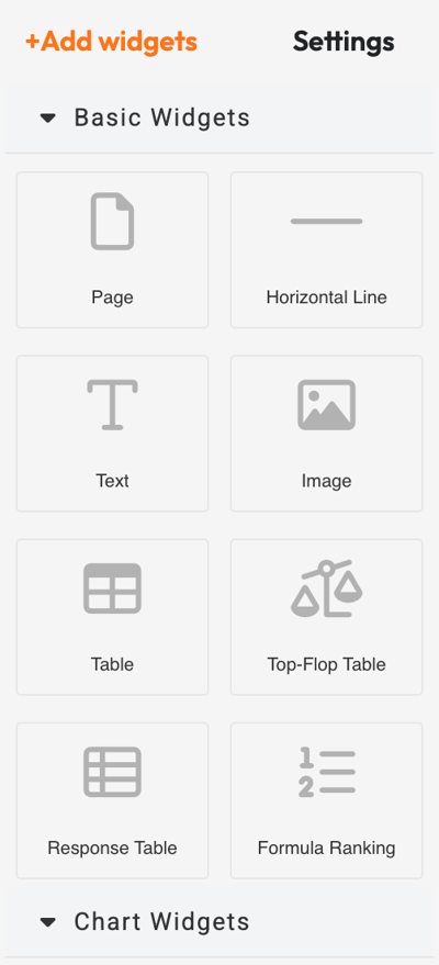 Logic Rules for Conditional Content - add widgets