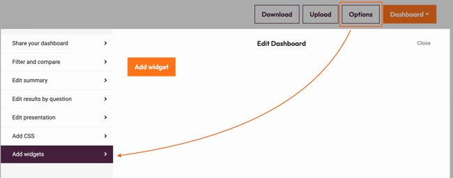 Map Widget - add widget