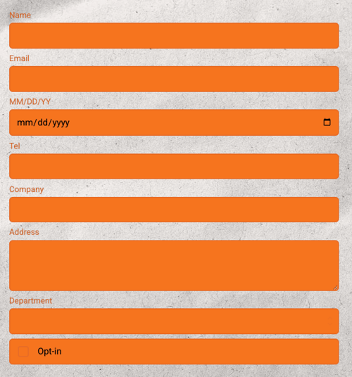 Overview of Different Question Types - form