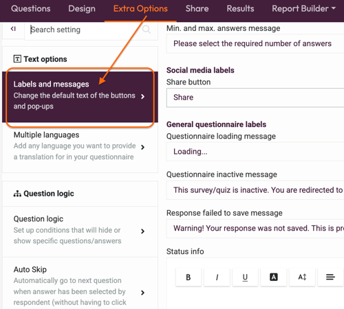 Question types - Image Upload - extra options 1