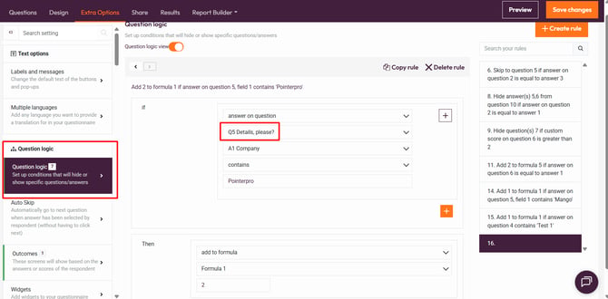 Question types that support custom scoring-form
