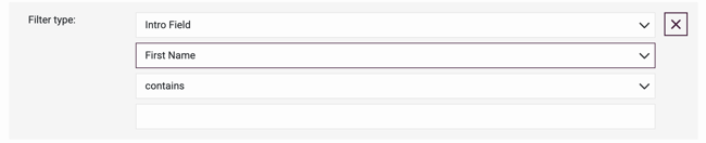 Responses View - search bar