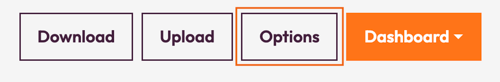 Results dashboard - options tab