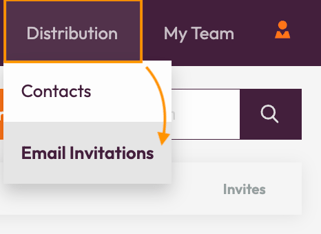 Share Your Questionnaire - email invitations