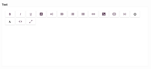 Text editor (WYSIWYG)- text editor
