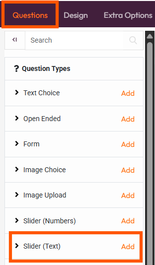 Text slider how to add