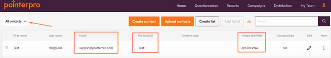 URL Parameters- UID