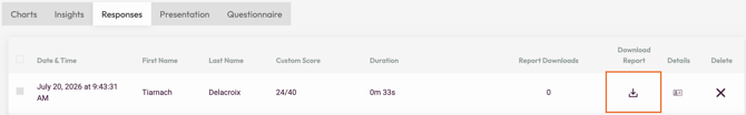 What Downloads Count Towards Your Report Download Limit - response tab download