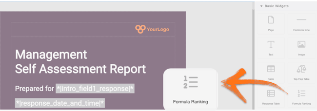 add formula ranking