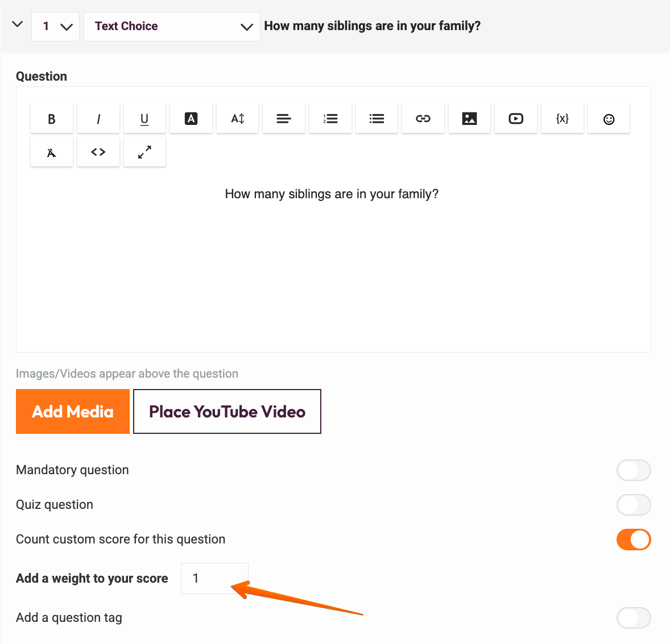add weights