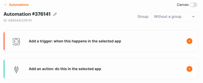 create an automation