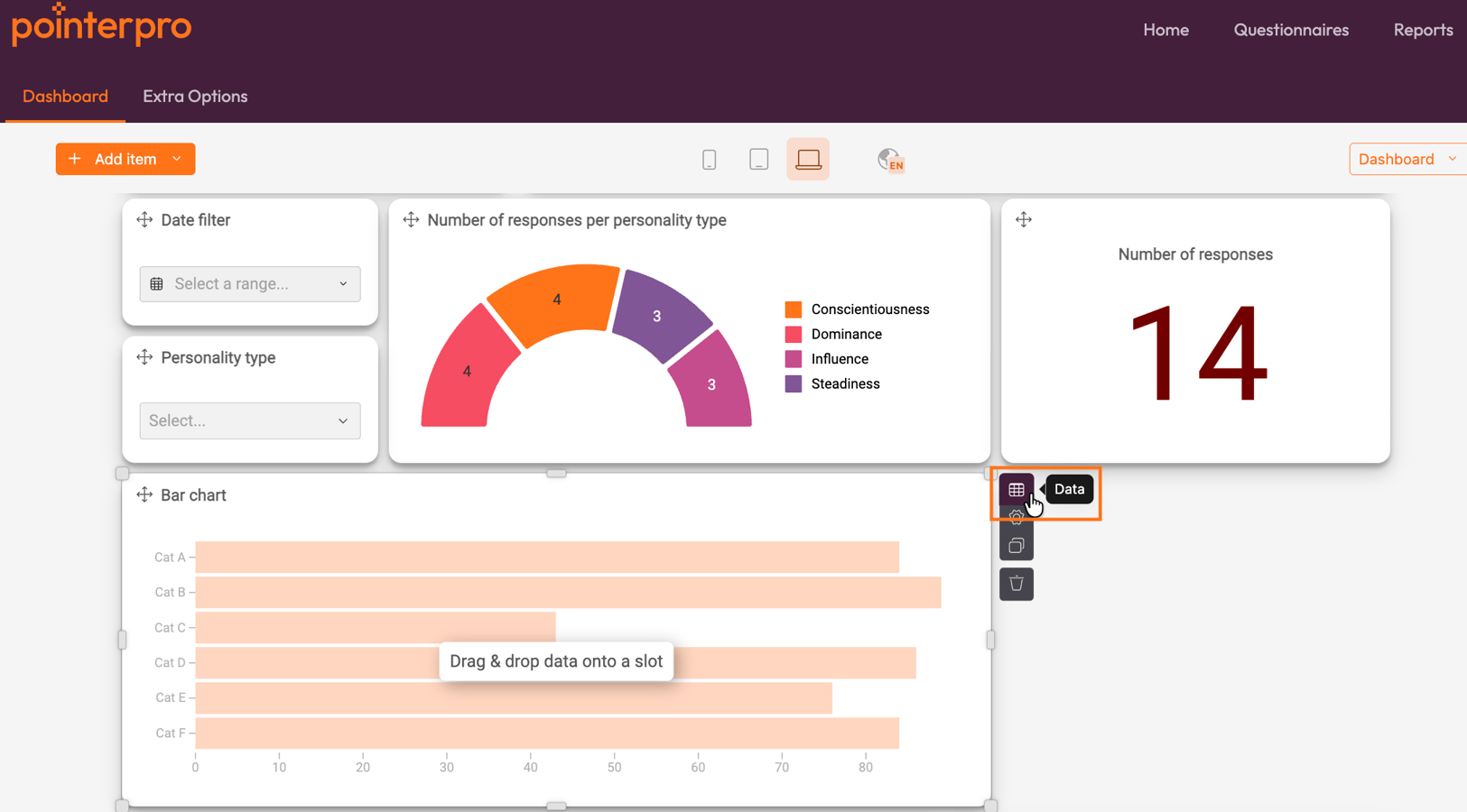 Create your first dashboard with Dashboard Builder