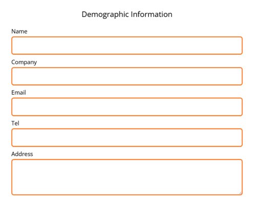 demographic information example