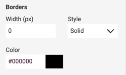 image widget borders