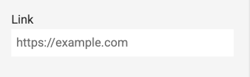 image widget link