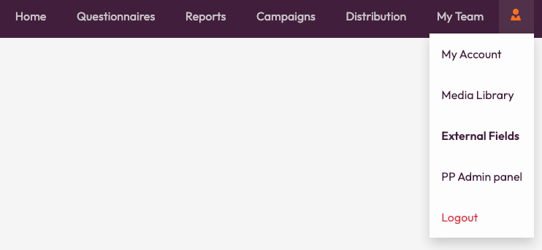 External Fields- external fields tab
