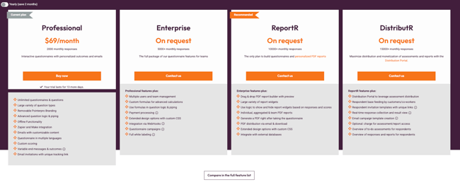 plans upgrade screen