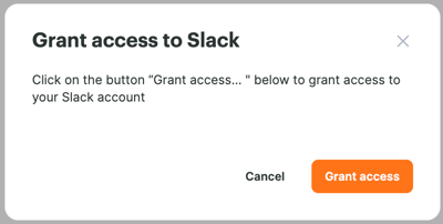 slack app grant access