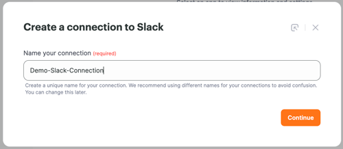 slack connection name
